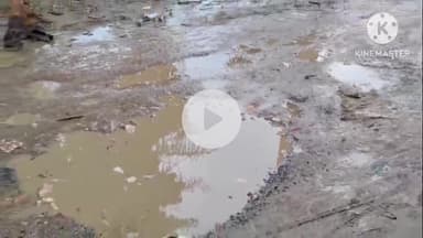 थरथरी: थरथरी प्रखंड में चंडी मार्ग पर गहरे गड्ढे, थरथरी बाज़ार तक सड़क बनी दुर्घटना का कारण #jansamasya