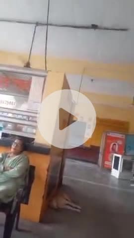 फिरोज़ाबाद: शहर के बस स्टैंड पर प्रभारी का सोते हुए वीडियो सोशल मीडिया पर हुआ वायरल