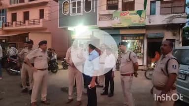 श्योपुर: मोहर्रम के मद्देनज़र पुलिस और प्रशासन ने किया शहर का भ्रमण, एसडीएम और एएसपी सहित पुलिस अमला मौजूद