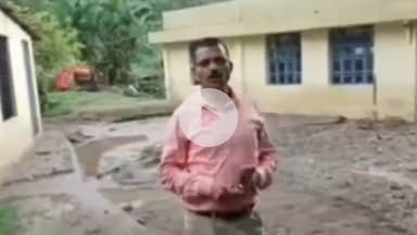 झंडूता: घुमारवीं उपमंडल के अंतर्गत कुहमझबाड़ स्कूल में भारी बारिश ने जमकर कहर बरपाया