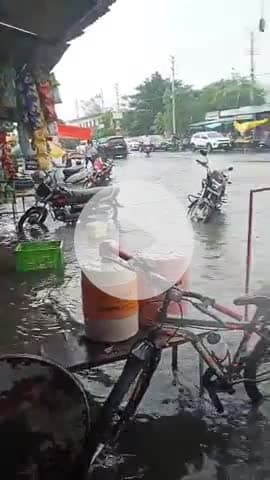नगर भेरुन्दा में बीते दिन हुई तेज बारिश ने नगर की व्यवस्था की पोल खोल कर रख दी। शहर के कई हिस्सों में जलभराव की स्थिति
