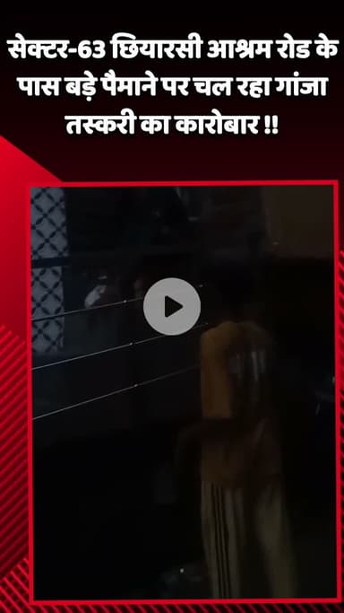 गौतम बुद्ध नगर: सेक्टर-63 छियारसी आश्रम रोड के पास बड़े पैमाने पर चल रहा गांजा तस्करी का कारोबार