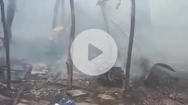 मांगरौल: दायीं मुख्य नहर के पास शार्ट सर्किट से कच्चे मकान में लगी आग, नगदी व घरेलू सामान जलकर हुए खाक