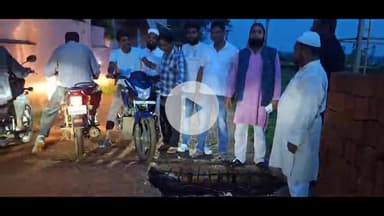 इटकी: इटकी मदरसा रोड पर बना पुलिया टूटा, बड़ी दुर्घटना का खतरा