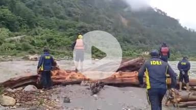 राजगढ़ी: सिलाई बैंड भूस्खलन में लापता मजदूरों की खोजबीन के लिए सर्च अभियान जारी