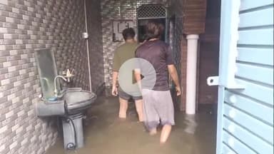 कोल: शाहजमाल में जल भराव से आम जीवन अस्त-व्यस्त, घरों में 3 फ़ीट तक भरा पानी #jansamasya