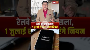 रेलवे का बड़ा फैसला | 1 जुलाई से बदल जाएंगे नियम #indianrailways #1july #rules #train #ytshorts #cg