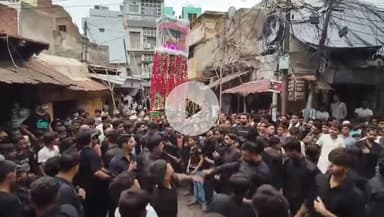 कोल: अलीगढ़ में मोहर्रम के पावन पर्व पर निकाला गया ऐतिहासिक ताज़िए का जुलूस, प्रशासन ने सुरक्षा के लिए किए कड़े इंतजाम