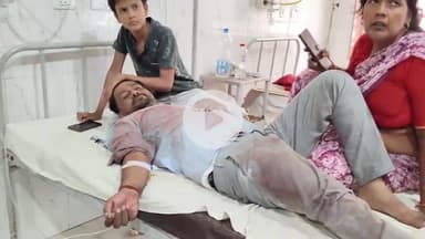 धौलपुर: गुलाबबाग चौराहे पर तेज रफ्तार ट्रैक्टर ने बाइक को मारी टक्कर, पिता-पुत्री घायल