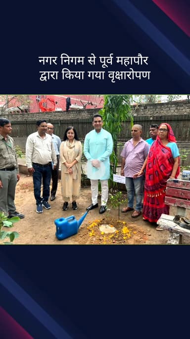 करोल बाग: विधानसभा करोल बाग के वार्ड-84 में नगर निगम द्वारा किया गया वृक्षारोपण