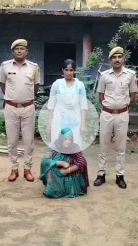 वैर: कस्वा वैर में अवैध मादक पदार्थ गांजा बेचती एक महिला को गिरफ्तार किया गया, 4 किलो 920 ग्राम गांजा बरामद