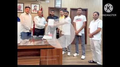 भिवानी: ABVP पदाधिकारी ने बोर्ड अध्यक्ष डॉ. पवन कुमार से HTET परीक्षा तिथि बदलने की मांग की