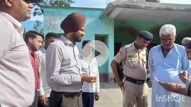 बिहारीगंज: डीएम ने बिहारीगंज विधानसभा क्षेत्र के बूथ संख्या 281 पर वितरित एम्यूरेशन फार्म का किया निरीक्षण