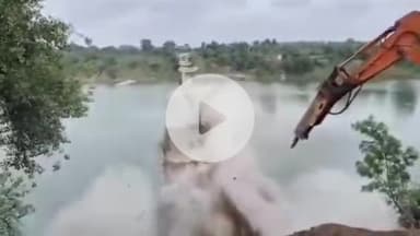 सीतामऊ: चंबल धतुरिया ब्रिज (मध्य प्रदेश-राजस्थान) को जोड़ने का कार्य शुरू, 7 साल पहले बाढ़ में बह गया था पुल