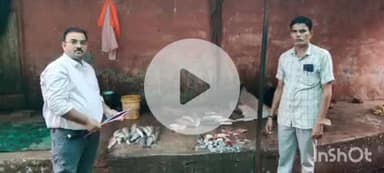 श्योपुर: प्रतिबंध के बावजूद मछली बेचने पर कार्रवाई, 50 किलो मछली ज़ब्त