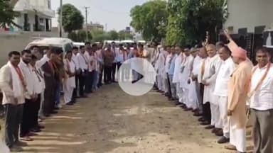 तारानगर: सादुलपुर में पदमभूषण देवेन्द्र झाझडिय़ा के आवास पर भाजपा कार्यकर्ताओं ने नवनियुक्त मंडल अध्यक्षों का स्वागत किया