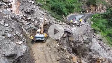 राजगढ़ी: सिलाई बैंड के पास वाश आउट सड़क मार्ग के आज शाम तक खुलने की संभावना