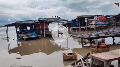 धनौरा: पहाड़ी इलाकों में हो रही बारिश के कारण गजरौला तिगरी का जलस्तर बढ़ा, पुरोहित परेशान