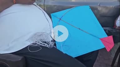 अमरोहा: अमरोहा चिड़िया बाग कॉलोनी में चाइनीज मांझे से बची एडवोकेट की जान, गले में फंसी पतंग