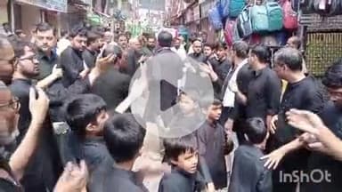 आरा: मुहर्रम की 6 तारीख को आज कर्बला के शहीदों के नाम का मातमी जुलूस 'बीबी का डोला' निकाला गया