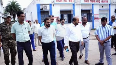 कोडरमा: उपायुक्त ने सदर अस्पताल के यक्ष्मा कार्यालय और विभिन्न स्वास्थ्य केंद्रों का किया निरीक्षण