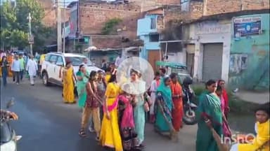 जहानाबाद: गांधी मैदान से इस्कॉन मंदिर द्वारा भगवान जगन्नाथ शोभा यात्रा निकाली गई, हजारों भक्त शामिल हुए