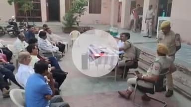 मारवाड़ जंक्शन: मारवाड़ जंक्शन थाना परिसर में सोजत वृताधिकारी व उपखंड अधिकारी ने ली सीएलजी बैठक