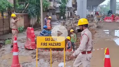 कांके: निवारणपुर इलाके में गेल इंडिया की गैस पाइपलाइन फटी, लोगों में दहशत