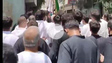 अमरोहा: अमरोहा शहर में निकला मोहर्रम का जुलूस, शहीदे कर्बला हुसैन के नारों से गूंजी फिजा, पुलिस भी मौजूद