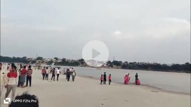 मिर्ज़ापुर: मदरसे में पढ़ रहा नाबालिक किशोर चील घाट पर नहाते समय गंगा में डूबा, स्थानीय गोताखोरों ने तलाश जारी, मौके पर पुलिस