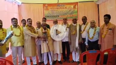 झांसी: रानी लक्ष्मीबाई पार्क में लोकतंत्र सेनानी द्वार का हुआ भूमि पूजन, विधान परिषद एमएलसी रामतीर्थ सिंगल रहे मौजूद