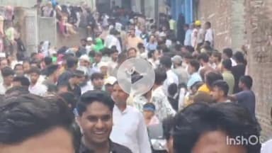 संभल: सदर कोतवाली इलाके में या हुसैन व या अली की सदाओं के साथ निकाला गया अलम का जुलूस, 24 नवंबर की हिंसा के बाद पहला जुलूस