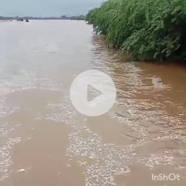 आहोर: आहोर के पोसालिया नदी में आया पानी, ग्रामीणों में खुशी की लहर