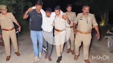 जानसठ: रामराज पुलिस और बदमाशों के बीच देर रात मुठभेड़, प्रताप चौधरी के पैर में लगी पुलिस की गोली, तमंचा और कारतूस बाइक से बरामद