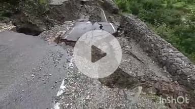 राजगढ़ी: यमुनोत्री राजमार्ग बनास के पास भू धसाव के कारण क्षतिग्रस्त, वाहनों की आवाजाही हुई बंद