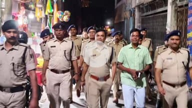 दरभंगा: मोहर्रम पर्व पर विधि-व्यवस्था बनाए रखने के लिए जिलाधिकारी एवं वरीय पुलिस अधीक्षक द्वारा चौक-चौराहों पर प्रतिनियुक्ति