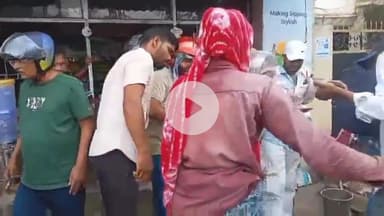 कांके: कडरू में कार और नगर निगम के ट्रैक्टर में हुई टक्कर, चालक घायल