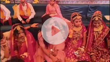 फिरोज़ाबाद: कोटला रोड स्थित खाटू श्याम और महात्मा ज्योति राव फुले समिति के बैनर तले 111 जोड़े सामूहिक विवाह के सूत्र में बंधे