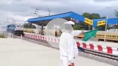 करनैलगंज: गोंडा-बुढ़वल रेल लाइन पर स्पीड ट्रायल, ट्रेन 130 किमी प्रति घंटे की रफ्तार से चली