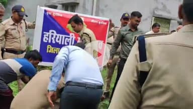 बासोदा: बासौदा देहात थाना परिसर में हरियाली महोत्सव के तहत पौधारोपण, कलेक्टर एसपी रहे मौजूद