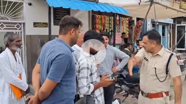 चूरू: मोहर्रम से पहले सुरक्षा के कड़े इंतजाम, नई सड़क सहित इलाके की छतों पर ड्रोन से किया गया निरीक्षण