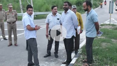 रामपुर: रामपुर विकास प्राधिकरण की नई कॉलोनी का निरीक्षण ज़िला अधिकारी जोगिंदर सिंह ने किया