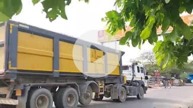 सिराथू: पाबंदियों के बावजूद सिराथू इलाके में ओवरलोड बालू के वाहनों का गुजरना जारी