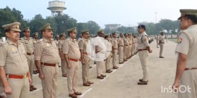 बागपत: SP बागपत ने परेड की सलामी लेकर बागपत परेड व पुलिस लाइन का किया निरीक्षण