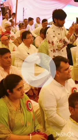 पार्लियामेंट स्ट्रीट: दिल्ली सरकार में मंत्री प्रवेश वर्मा मानसरोवर गार्डन स्थित श्री मंदिर जैन संघ के कार्यक्रम में हुए शामिल