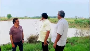 बाबैन: सरस्वती नदी के बहने से किसानों को 10 किलोमीटर तक के क्षेत्रों में रीचार्जिंग का हुआ फ़ायदा