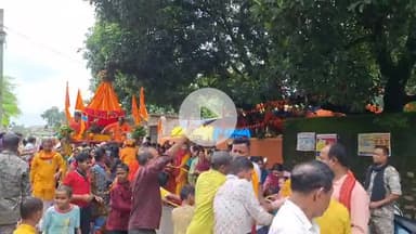 सिमडेगा: 9 दिनों तक सलडेगा देवी गुड़ी मंदिर में मौसी बाड़ी में रहने के बाद भगवान श्री जगन्नाथ की घूरती रथ यात्रा निकाली गई