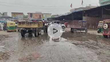 बहादुरगढ़: बहादुरगढ़ की सब्जी मंडी में कीचड़ और गंदे पानी से हालात खराब, दुर्गंध से ग्राहकों और उपभोक्ता परेशान#jansmasya