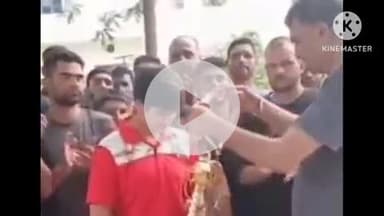 भिवानी: भिवानी की दिया शर्मा ने नेशनल बॉक्सिंग चैंपियनशिप में गोल्ड जीता, कोच ने खिलाड़ियों के साथ किया सम्मानित