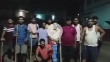 बलियापुर: दुधिया के ग्रामीण कर रहे रतजगा, संदिग्ध लोगों के देखे जाने से ग्रामीणों में भय